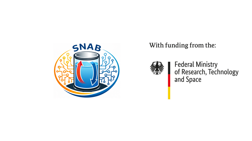 SNAB emblem and German Federal Ministry for Research, Technology and Space logo.